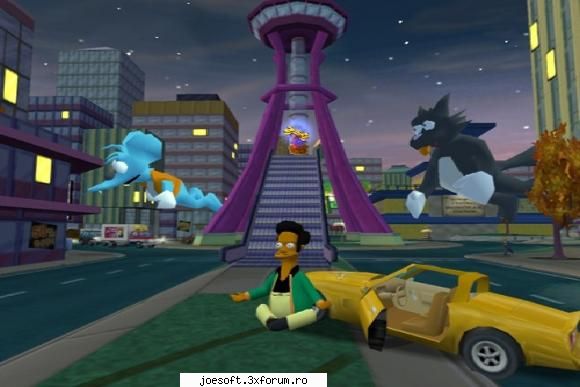 the simpsons hit and run there are strange happenings people are missing, very mysterious crop