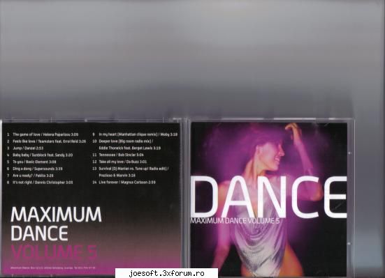 maximum dance vol.5 [full album] basic element you (3:08)2. bob sinclar tennesse (5:05)3. buzz take