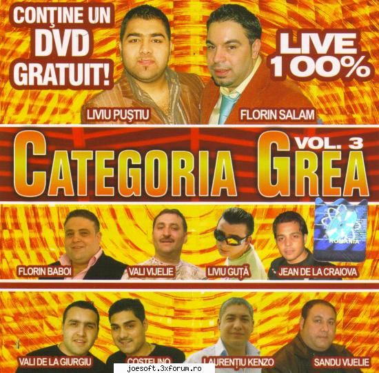 Categoria Grea Vol.3 [Full Album] - 1. Florin Baboi - Schimb valutar (Scot la - Albume Manele